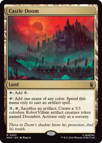 Castle Doom (263), Marvel Super Heroes — Magic card price