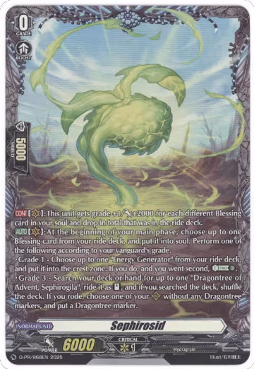 Sephirosid (D-PR/968EN), D Promo Cards — Vanguard card price