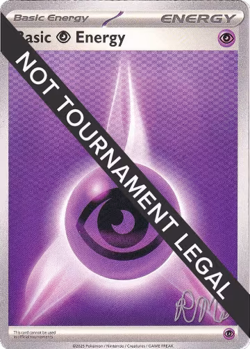 Basic Psychic Energy - 2025 (Riley McKay), World Championship Decks — Pokémon card price