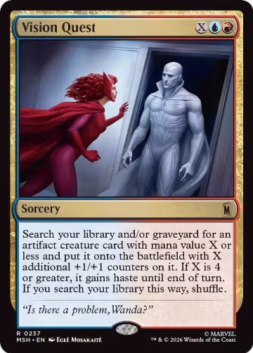 Vision Quest (237), Marvel Super Heroes — Magic card price