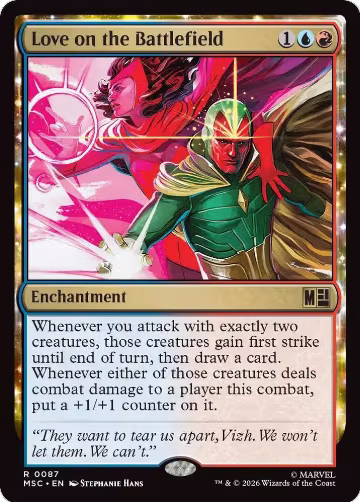 Love on the Battlefield (87), Commander: Marvel Super Heroes — Magic card price