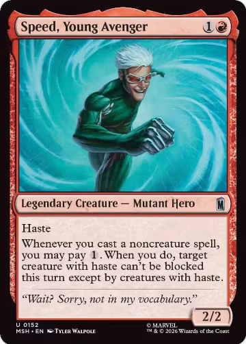 Speed, Young Avenger (152), Marvel Super Heroes — Magic card price