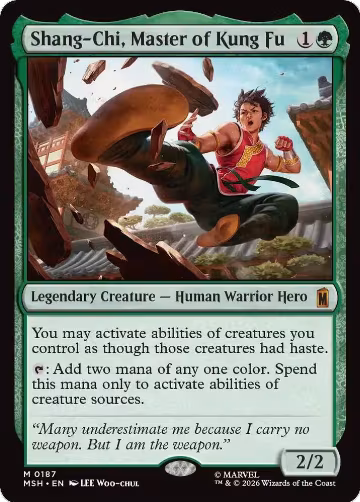Shang-Chi, Master of Kung Fu (187), Marvel Super Heroes — Magic card price