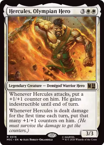 Hercules, Olympian Hero (16), Commander: Marvel Super Heroes — Magic card price