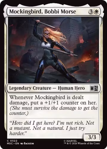 Mockingbird, Bobbi Morse (0522) (522), Commander: Marvel Super Heroes — Magic card price