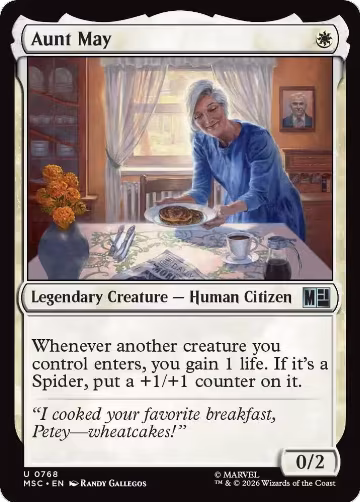 Aunt May (768), Commander: Marvel Super Heroes — Magic card price