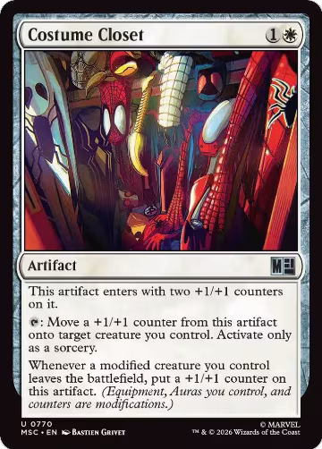Costume Closet (770), Commander: Marvel Super Heroes — Magic card price
