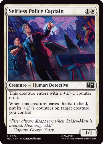 Selfless Police Captain (774), Commander: Marvel Super Heroes — Magic card price