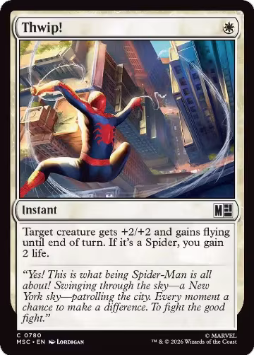 Thwip! (780), Commander: Marvel Super Heroes — Magic card price