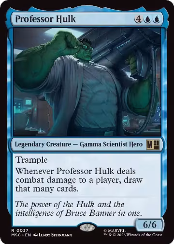 Professor Hulk (37), Commander: Marvel Super Heroes — Magic card price