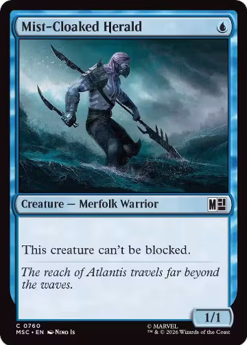 Mist-Cloaked Herald (760), Commander: Marvel Super Heroes — Magic card price