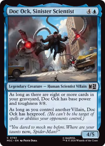 Doc Ock, Sinister Scientist (783), Commander: Marvel Super Heroes — Magic card price