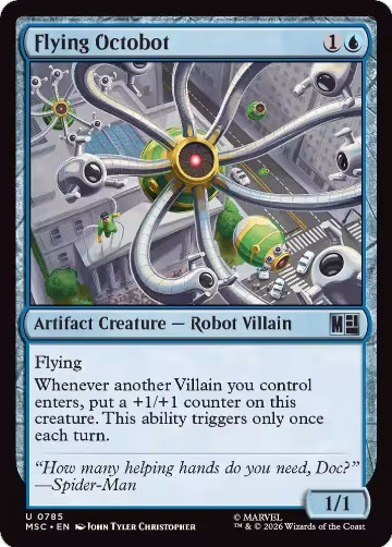 Flying Octobot (785), Commander: Marvel Super Heroes — Magic card price
