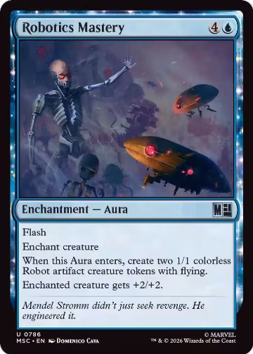 Robotics Mastery (786), Commander: Marvel Super Heroes — Magic card price