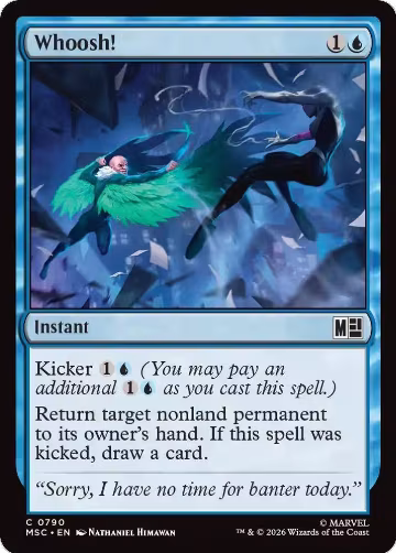Whoosh! (790), Commander: Marvel Super Heroes — Magic card price