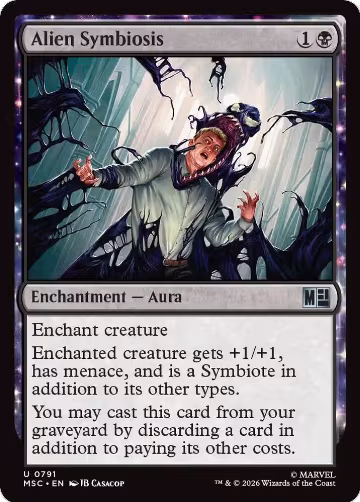 Alien Symbiosis (791), Commander: Marvel Super Heroes — Magic card price