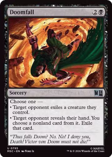 Doomfall (795), Commander: Marvel Super Heroes — Magic card price