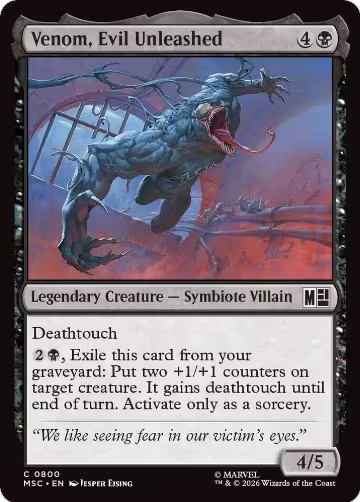 Venom, Evil Unleashed (800), Commander: Marvel Super Heroes — Magic card price