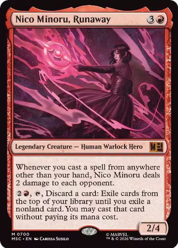 Nico Minoru, Runaway (700), Commander: Marvel Super Heroes — Magic card price