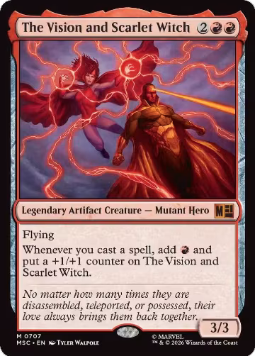 The Vision and Scarlet Witch (707) — card price