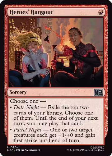 Heroes' Hangout (804), Commander: Marvel Super Heroes — Magic card price