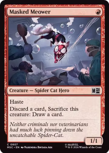 Masked Meower (807), Commander: Marvel Super Heroes — Magic card price