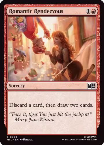 Romantic Rendezvous (808), Commander: Marvel Super Heroes — Magic card price