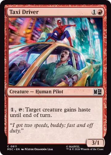Taxi Driver (811), Commander: Marvel Super Heroes — Magic card price