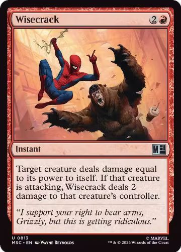 Wisecrack (813), Commander: Marvel Super Heroes — Magic card price