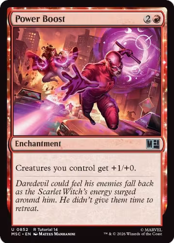 Power Boost (0852) (852), Commander: Marvel Super Heroes — Magic card price