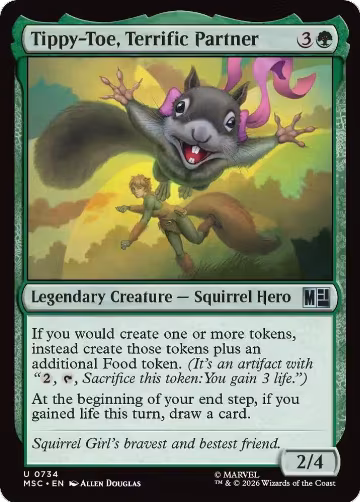 Tippy-Toe, Terrific Partner (734), Commander: Marvel Super Heroes — Magic card price