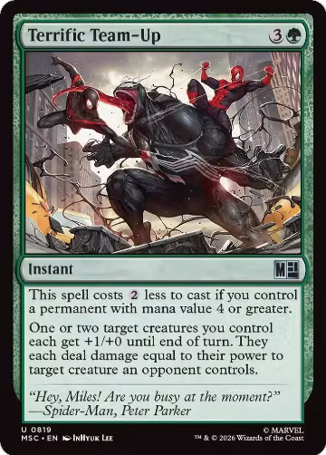 Terrific Team-Up (819), Commander: Marvel Super Heroes — Magic card price