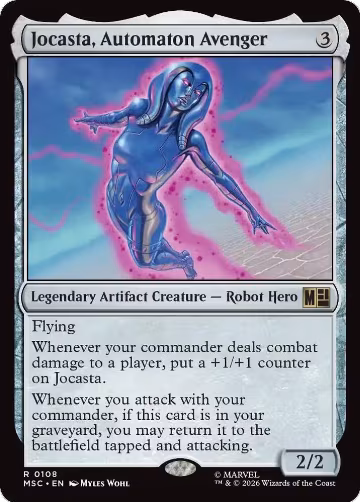 Jocasta, Automaton Avenger (108), Commander: Marvel Super Heroes — Magic card price