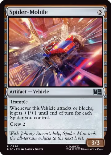 Spider-Mobile (826), Commander: Marvel Super Heroes — Magic card price