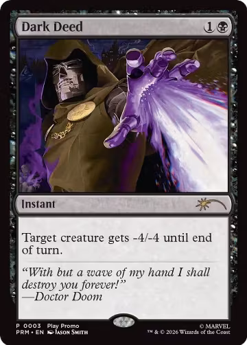 Dark Deed (3), Standard Showdown Promos — Magic card price