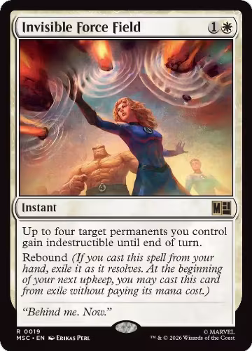 Invisible Force Field (Surge Foil) (19), Commander: Marvel Super Heroes — Magic card price