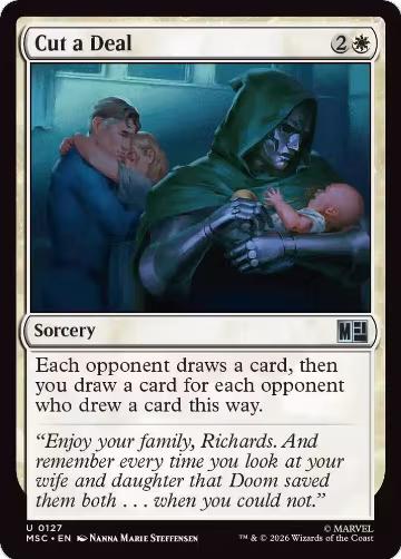 Cut a Deal (127), Commander: Marvel Super Heroes — Magic card price
