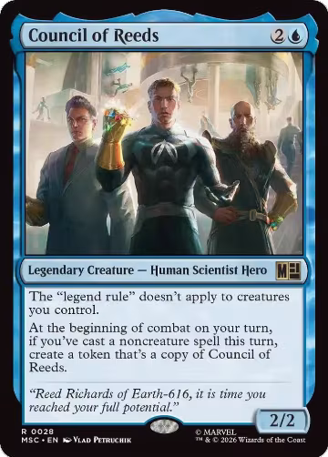 Council of Reeds (28), Commander: Marvel Super Heroes — Magic card price