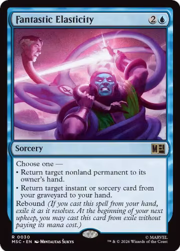 Fantastic Elasticity (Surge Foil) (30), Commander: Marvel Super Heroes — Magic card price