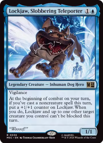 Lockjaw, Slobbering Teleporter (36), Commander: Marvel Super Heroes — Magic card price