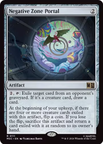 Negative Zone Portal (111), Commander: Marvel Super Heroes — Magic card price