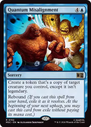 Quantum Misalignment (Surge Foil) (152), Commander: Marvel Super Heroes — Magic card price