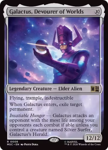 Galactus, Devourer of Worlds (8), Commander: Marvel Super Heroes — Magic card price