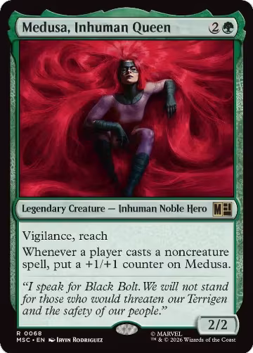 Medusa, Inhuman Queen (68), Commander: Marvel Super Heroes — Magic card price