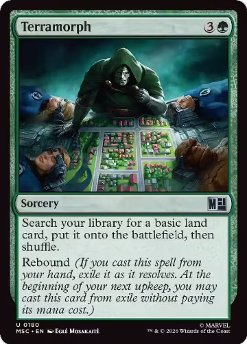 Terramorph (180), Commander: Marvel Super Heroes — Magic card price