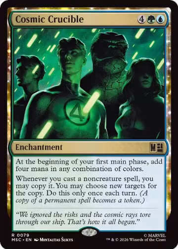 Cosmic Crucible (79), Commander: Marvel Super Heroes — Magic card price