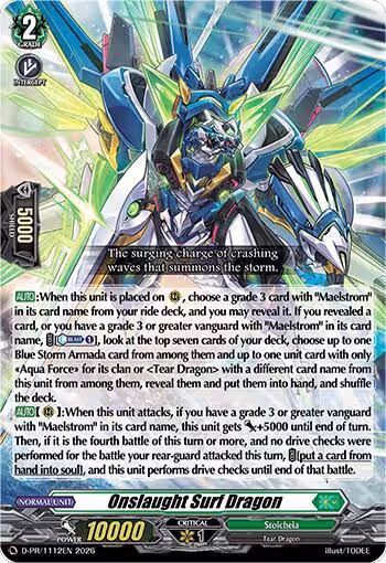 Onslaught Surf Dragon (D-PR/1112EN), D Promo Cards — Vanguard card price
