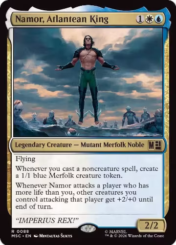 Namor, Atlantean King (88), Commander: Marvel Super Heroes — Magic card price