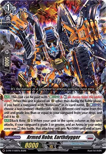 Armed Robo, Earthdygger (D-PR/1102EN), D Promo Cards — Vanguard card price