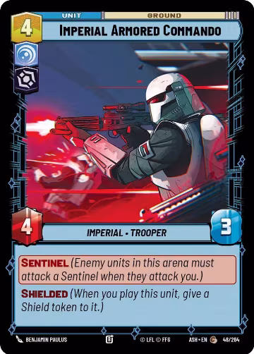 Imperial Armored Commando (48/264), Ashes of the Empire — Star Wars card price